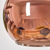 Koyoto Lampa wisząca, Kula świetlna, Lampa wisząca Ecru, Czarny, 5-punktowe