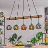 Koyoto Lampa wisząca, Kula świetlna, Lampa wisząca Ecru, Czarny, 5-punktowe