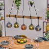 Koyoto lampa wisząca, kula świetlna, lampa wisząca kolory naturalne, czarny, 5-punktowe