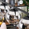 Koyoto Lampa wisząca, Kula świetlna, Lampa wisząca Chrom, Przezroczysty, Przydymiony, 4-punktowe