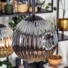 Ripoll lampa wisząca, kula świetlna, lampa wisząca bursztynowy, przydymiony, 6-punktowe