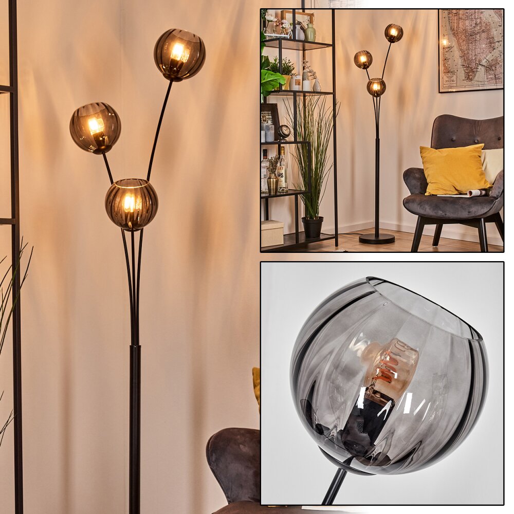 Koyoto Kula świetlna, Lampa stojąca Przydymiony, 3-punktowe main product photo