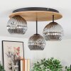 Ripoll Lampa sufitowa, Kula świetlna Ecru, Czarny, 3-punktowe