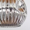 Ripoll lampa sufitowa, kula świetlna kolory naturalne, czarny, 3-punktowe