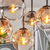 Gastor Lampa sufitowa, Kula świetlna W kolorze bursztynu, Przezroczysty, Przydymiony, 5-punktowe