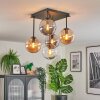 Gastor Lampa sufitowa, Kula świetlna W kolorze bursztynu, Przezroczysty, Przydymiony, 5-punktowe