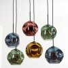 Ripoll Lampa wisząca, Kula świetlna, Lampa wisząca Niebeieski, Złoty, Zielony, W kolorze miedzi, 6-punktowe