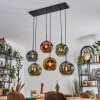 Ripoll Lampa wisząca, Kula świetlna, Lampa wisząca Niebeieski, Złoty, Zielony, W kolorze miedzi, 6-punktowe