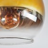 Koyoto Lampa sufitowa, Kula świetlna 37 cm Niebeieski, Złoty, Zielony, Przezroczysty, 3-punktowe