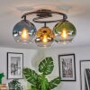Koyoto Lampa sufitowa, Kula świetlna 37 cm Niebeieski, Złoty, Zielony, Przezroczysty, 3-punktowe