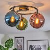 Gastor lampa sufitowa, kula świetlna 37 cm niebeieski, zielony, miedziany, 3-punktowe