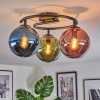Gastor Lampa sufitowa, Kula świetlna 37 cm Niebeieski, Zielony, W kolorze miedzi, 3-punktowe
