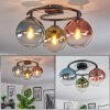 Gastor Lampa sufitowa, Kula świetlna 37 cm Niebeieski, Zielony, Przezroczysty, W kolorze miedzi, 3-punktowe
