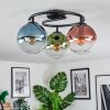 Gastor Lampa sufitowa, Kula świetlna 37 cm Niebeieski, Zielony, Przezroczysty, W kolorze miedzi, 3-punktowe