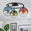 Gastor Lampa sufitowa, Kula świetlna 37 cm Niebeieski, Zielony, Przezroczysty, W kolorze miedzi, 3-punktowe