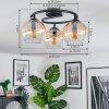 Koyoto Lampa sufitowa, Kula świetlna 37 cm W kolorze bursztynu, Przezroczysty, 3-punktowe