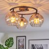 Koyoto Lampa sufitowa, Kula świetlna 37 cm W kolorze bursztynu, Przezroczysty, 3-punktowe