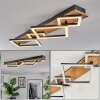 Cabanas Lampa sufitowa LED Wygląd drewna, Czarny, 1-punktowy