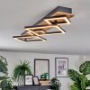 Cabanas Lampa sufitowa LED Wygląd drewna, Czarny, 1-punktowy