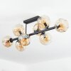 Ripoll Lampa sufitowa, Kula świetlna W kolorze bursztynu, 8-punktowe
