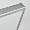 Salmi Lampa sufitowa, Panel LED Szary, Srebrny, 1-punktowy