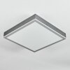 Salmi Lampa sufitowa, Panel LED Szary, Srebrny, 1-punktowy