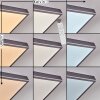 Salmi Lampa sufitowa, Panel LED Szary, Srebrny, 1-punktowy, Zdalne sterowanie
