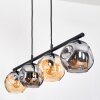 Ripoll Lampa wisząca, Kula świetlna, Lampa wisząca W kolorze bursztynu, Przydymiony, 4-punktowe