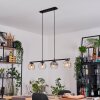 Ripoll lampa wisząca, kula świetlna, lampa wisząca bursztynowy, przezroczysty, przydymiony, 4-punktowe