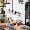 Ripoll lampa wisząca, kula świetlna, lampa wisząca bursztynowy, przezroczysty, przydymiony, 4-punktowe