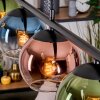 Koyoto Lampa wisząca, Kula świetlna, Lampa wisząca Niebeieski, Zielony, Przezroczysty, W kolorze miedzi, 4-punktowe