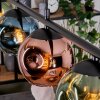 Ripoll Lampa wisząca, Kula świetlna, Lampa wisząca Niebeieski, Zielony, W kolorze miedzi, 4-punktowe