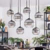 Koyoto lampa wisząca, kula świetlna, lampa wisząca przezroczysty, przydymiony, 8-punktowe