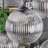 Koyoto lampa wisząca, kula świetlna, lampa wisząca przezroczysty, przydymiony, 8-punktowe