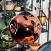 Ripoll Lampa wisząca, Kula świetlna, Lampa wisząca Niebeieski, Złoty, Zielony, W kolorze miedzi, 6-punktowe