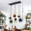 Ripoll Lampa wisząca, Kula świetlna, Lampa wisząca Niebeieski, Złoty, Zielony, W kolorze miedzi, 6-punktowe