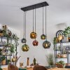 Ripoll Lampa wisząca, Kula świetlna, Lampa wisząca Niebeieski, Złoty, Zielony, W kolorze miedzi, 6-punktowe