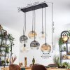 Ripoll Lampa wisząca, Kula świetlna, Lampa wisząca W kolorze bursztynu, Przezroczysty, Przydymiony, 6-punktowe