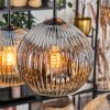 Ripoll Lampa wisząca, Kula świetlna, Lampa wisząca W kolorze bursztynu, Przydymiony, 6-punktowe