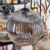 Ripoll lampa wisząca, kula świetlna, lampa wisząca bursztynowy, przezroczysty, przydymiony, 6-punktowe