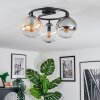 Gastor lampa sufitowa, kula świetlna 37 cm bursztynowy, przezroczysty, przydymiony, 3-punktowe
