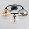 Gastor Lampa sufitowa, Kula świetlna 37 cm W kolorze bursztynu, Przezroczysty, Przydymiony, 3-punktowe