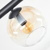 Koyoto lampa sufitowa, kula świetlna bursztynowy, przezroczysty, przydymiony, 6-punktowe