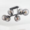 Koyoto lampa sufitowa, kula świetlna przydymiony, 6-punktowe