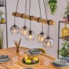 Koyoto Lampa wisząca, Kula świetlna, Lampa wisząca W kolorze bursztynu, Przezroczysty, Przydymiony, 5-punktowe