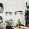 Ripoll lampa wisząca, kula świetlna, lampa wisząca bursztynowy, przezroczysty, przydymiony, 4-punktowe