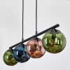 Gastor Lampa wisząca, Kula świetlna, Lampa wisząca Niebeieski, Zielony, W kolorze miedzi, 4-punktowe