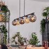 Gastor lampa wisząca, kula świetlna, lampa wisząca bursztynowy, przydymiony, 5-punktowe