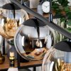 Gastor lampa wisząca, kula świetlna, lampa wisząca bursztynowy, przydymiony, 5-punktowe