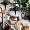 Gastor Lampa wisząca, Kula świetlna, Lampa wisząca W kolorze bursztynu, Przezroczysty, Przydymiony, 5-punktowe